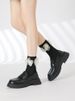 Women's Thick-Soled Loafers Spring 2025 New Genuine Soft Bottom Chunky Heel Lazy Slip-on Single-Layer British Style_vogvips.com