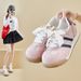 Little White Shoes Female Students Height-increasing Shoes Mesh Breathable Board Shoes Casual Shoes Street Shoes_vogvips.com