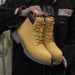 Vintage Tooling Boots Big Head Martin Boots Spring Outdoor Sports Help Men's Shoes Yellow Travel Shoes_vogvips.com
