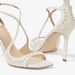 2025 New Summer Women's High Heel European And American Style Square Toe Peep-Toe Sexy Pearl Strap Buckle Sandals_vogvips.com