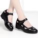 Soft Leather Mother Sandals Breathable Wear-resistant Wedge Heel Velcro Soft-soled Women's Shoes Medium Old Mary Jane Hole Shoes_vogvips.com