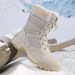 Women's Winter Snow Boots - Fleece Lined High Top Waterproof Boots For Outdoor & Hiking (Wide Width Available)_vogvips.com