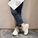 Breathable White Thick Sole Dad Comfortable Casual Travel Shoes Women's Physical Special Training_vogvips.com