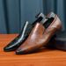 【 Promotion 】 Men's Shoes With Soft Sole, Business Casual Leather, Crocodile Pattern, British Formal Wear, Loafers,_vogvips.com