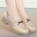 2023 New Mesh Hollow Loafers Fashion Summer Style Single Leather Soft Sole Mom Women's Shoes_vogvips.com