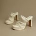 Black High-heeled Shoes Comfortable To Wear, 2026 Summer New Mule Shoes, Thick-soled Sandals For Petite Women, 10cm_vogvips.com