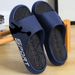 Men's Sports Slippers For Outdoor Use In Summer Thick Soled Ins Basketball Trendy Slippers Wear Resistant Outdoor Soft Soled Men's Beach Flip Flops_vogvips.com