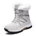 Women's Winter Snow Boots With Fleece Lining, Non-Slip Rubber Sole, Warm & Comfortable Casual Shoes For Cold Weather Cotton Shoes, Women's Boots_vogvips.com