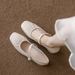 Soft Pearl French Mary Jane Women's 2026 New Model, Shallow-cut Single Shoes, Spring And Autumn Mid-heel Genuine Leather_vogvips.com
