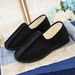 Men's Single Shoes/cotton Fat Feet, Large Canvas, Father's Shoes, Casual Soft Soled Shoes For One Foot Pedaling_vogvips.com