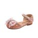Lady Baby Girl Girl Princess Butterfly Diamond Single Shoe Leather Shoes Dance Show Shoes Sandals_vogvips.com
