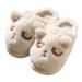 Funny Puppy Cotton Men Women Couples Non-Slip Home Indoor Warm Cute Thickened Plush Slippers For Autumn And Winter_vogvips.com