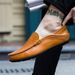 Men's Shoes Cotton Shoes, Leather Shoes, Autumn Driving Flat Shoes, Plus Size, Slip On, British Style Loafers, Casual And Versatile_vogvips.com