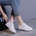 Spring Autumn New Little White Women's Student Casual Board Breathable And Versatile Sports Flat Sole Single Shoes_vogvips.com