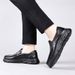 Euro Step Autumn New Genuine Leather Business Casual Men's Thick Sole Slip-On Loafers Non-Slip Wear-Resistant Dad Shoes_vogvips.com