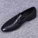 Euro Step Spring Summer New Versatile Loafers Slip-On Casual Fashion Men's Leather Breathable Dad Shoes_vogvips.com
