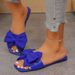 Flats Flat Casual Beach Slippers Summer Fashion Bow Tie Sandals Lightweight Outdoor Shoes For Slides Women_vogvips.com