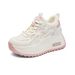 2025 Spring Summer Breathable Mesh Thick Sole Women's Casual Single Hidden Heel White Sneakers Versatile Dad Shoes Women_vogvips.com