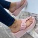 New And Style Side-open Platform Heel Open-back Casual Low-top Pink Flip-flop_vogvips.com