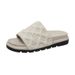 Women's Velcro Slippers For Summer Outdoor Wear, Versatile Fashionable, Embossed, Light Luxury, European And American_vogvips.com