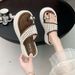Retro Woven Flip-flops For Women, 2025 New Summer Style, Fashionable And Trendy Thick-soled Sandals To Pair With Skirts,_vogvips.com