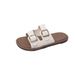 Women's Summer Outdoor Slippers 2025 New Fairy Style With Dress Flat Beach Sandals Seaside Slides_vogvips.com