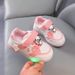 Children's Low-Top For Toddlers And Kids, Boys' Girls' White Sneakers, Light-Up Shoes, Casual Cartoon Sneakers_vogvips.com