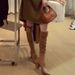Sheepskin Version ~ Wrinkled Pile For Women With Belt Buckle, Pointed Toe, Chunky Heel, High Tube, Over-the-Knee Long_vogvips.com