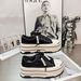 6Cm Height Increase~ European Style Genuine Leather Thick-Soled White Sneakers For Women, Versatile Fashionable Casual_vogvips.com