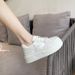 2025 Spring Summer New Thick-Soled White Genuine Leather Height-Increasing Versatile Breathable Casual Shoes For Women_vogvips.com