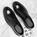 Men's Leather Dress Shoes With 8cm Hidden Heel And Comfortable Sole_vogvips.com