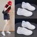 Dad Shoes Female Student Sports Running Heightening Shoes Casual Shoes Mesh Breathable_vogvips.com