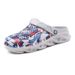 Large Size 45 Beach Men's Hole Shoes, Straight Line Sandals, Home Semi Trailer, Outdoor Camouflage Knife Sole Slippers_vogvips.com
