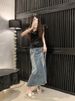 Mature Style Flat Slide Sandals For Women Summer 2025 New Round Comfortable Open Toe Sexy Slippers_vogvips.com