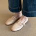 Sheepskin Version ~ Simple Retro Soft Leather Comfortable Flat Mary Jane Loafers For Women, Versatile Slip-on Round-toe_vogvips.com