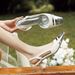 Sheepskin Version ~ Small Fragrance Style Chunky Heel Sandals For Women 2024 Spring Summer New Camellia Embroidered_vogvips.com