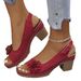 Springnew Arrival High-heeled Sandals Women's Shoes One-piece Strap Fish Mouth Sandals Belt Buckle High-heeled Casual Sandals_vogvips.com
