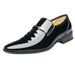 Autumn And Winter New Business Dress Leather With Pointed Toe Covers, Shiny Patent Leather, Breathable Men's Clothing,_vogvips.com