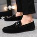 Lefu Single Low Top Round Head Lazy Men's 2025 Comfortable Handmade Leather Shoes, Soft Sole, Casual One Step Kick_vogvips.com