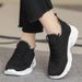 Women's Sneakers Spring Autumn Thick Sole Height Increasing White New Fashion Female Student Versatile Korean Style_vogvips.com