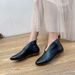 2025 Spring And Autumn New Fashion Solid Color Set Foot Forest Women's Lazy Pointed Flat Casual Single Shoes_vogvips.com
