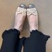 Round-Toe Women's Flats, White Lace-Up Bow Casual Shoes 2025 Fall/Winter New_vogvips.com