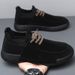 Euro Step Spring And Autumn New Casual Shoes Men's Versatile Breathable Sneakers Soft Sole Comfortable Slip-On Loafers_vogvips.com