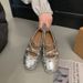 Ballet-style Mary Jane 2026 New Model, Suitable For Skirts, Square-toed Small Leather Shoes, Women's Flat Soft-soled_vogvips.com