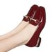 High-quality 2026 Spring And Autumn New Patent Flat Low-heel British Style Shoes, Professional Fashion Non-slip Women's_vogvips.com