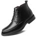 Top Martin Boots Men's Low Heel Medium Boots Medium Top Shoes Retro High Top Tooling Boots_vogvips.com