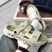 Popular Men's Summer Outdoor Slippers, Dual-purpose For Sports And Driving, Non-slip, Odor-resistant, With A Comfortable_vogvips.com
