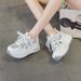 Roman Hollow-out Thick-soled Sandals For Women, 2026 New Model, Breathable, Height-increasing Dad Shoes, Casual Fashion_vogvips.com