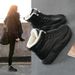 1178225343@qq.com High-top For Women 2023 Autumn Winter New Versatile Fleece-lined Cotton Shoes Women's Short Snow Boots YB-6022_vogvips.com