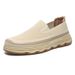 Euro Step Men's Slip-On Casual Soft Sole Comfortable Large Size Breathable Lightweight Old Beijing Cloth Shoes_vogvips.com